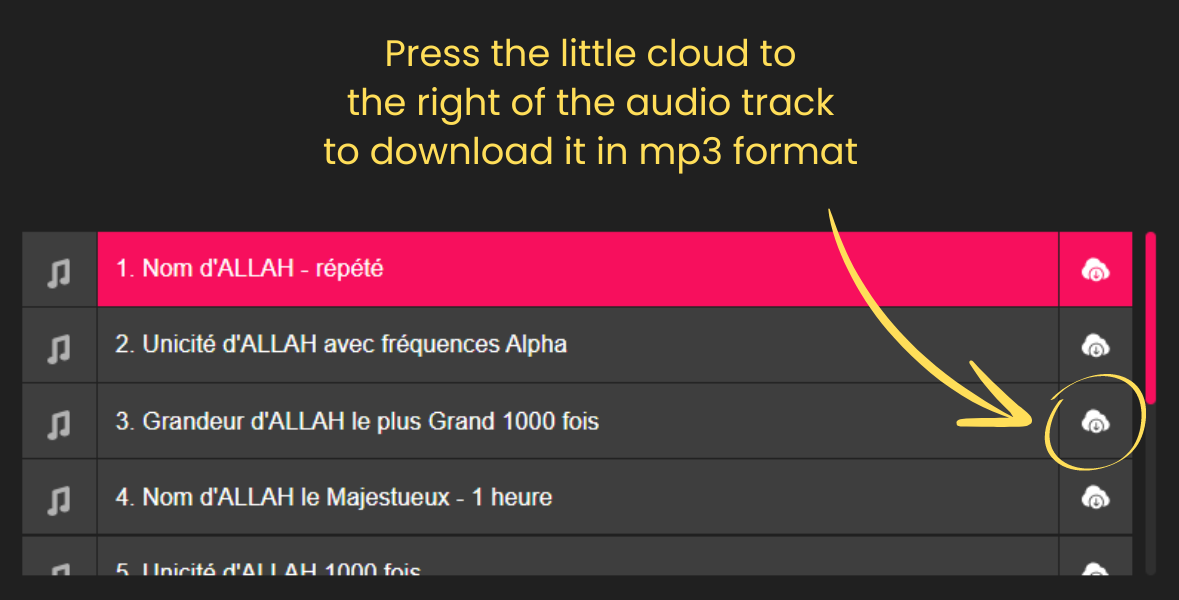 Comment télécharger audio En